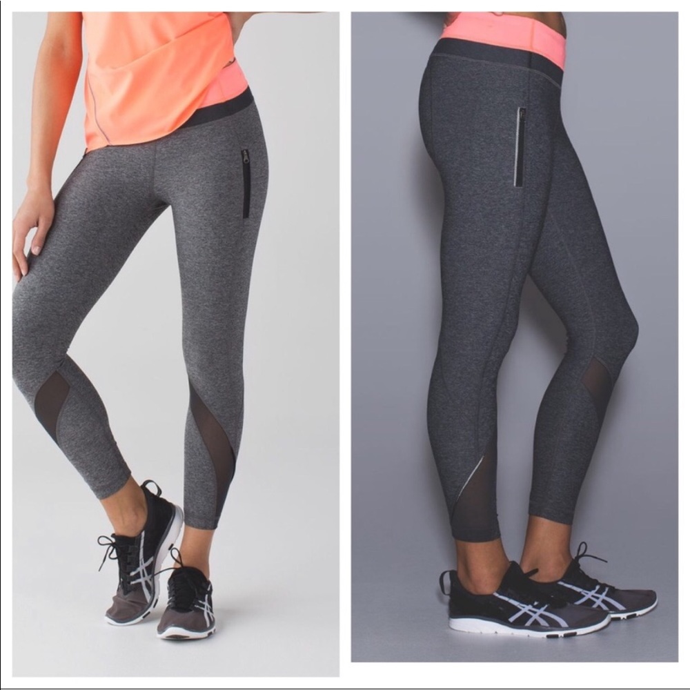 Lululemon Inspired Tight II in Heather gray